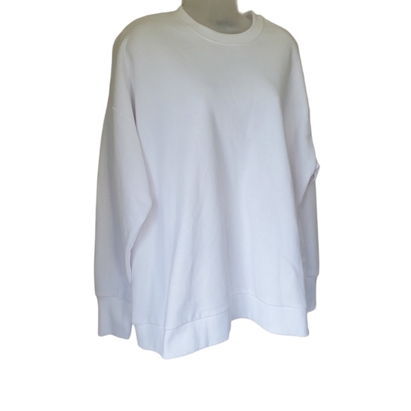 Poshmark Sweaters - DANIELLE BERNSTEIN Sweatshirt Pullover White